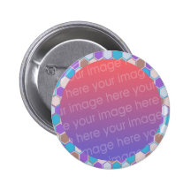 kall målat glassfotoram pins