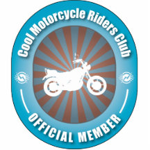 Kall motorcykelryttareklubb cut out