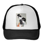 Kall orientalisk japansk traditionell Geishakonst Trucker Kepsar