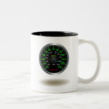 Kall SpeedometerEmblem Kaffe Mugg