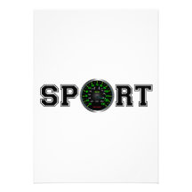 Kall sport (rusa emblemen), skräddarsydda inbjudan