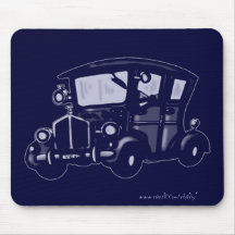 Kall vintage carmousepaddesign mus matta