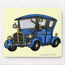 Kall vintage carmousepaddesign musmattor