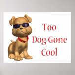 Kall vovve för hund väck posters