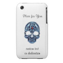 Kalla blått för tecknadtatueringsymbol belägger me Case-Mate iPhone 3 case
