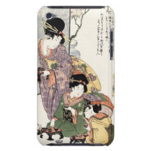 Kalla japanska vintageukiyo-edam och barn iPod Case-Mate case