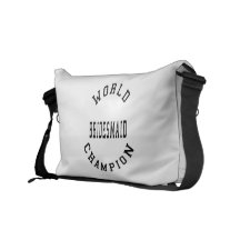 Kalla Retro brudtärnor: Världsmästarebrudtärna Messenger Bag