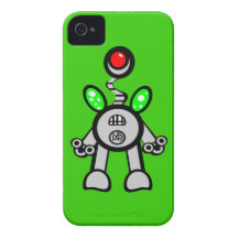 Kalla roliga fodral för robotiPhone 4s iPhone 4 Case