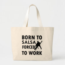 Kalla salsadesigner tote bags