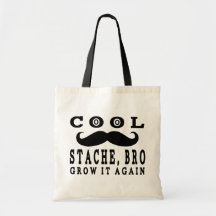 Kalla Stache Bro. Väx den igen! Tote Bags
