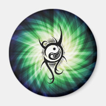 Kalla Yin Yang Kylskåps Magneter