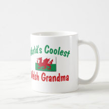 Kallast walesisk mormor kaffe koppar