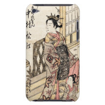 Kallt japanskt vintageukiyo-edam och barn barely there iPod case