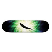Kallt piratsvärd anpassad skate board
