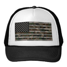 Kamouflerad amerikanska flaggan baseball hat