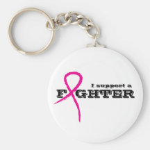 Kämpe Keychain för bröstcancermedvetenhetservice Nyckelring