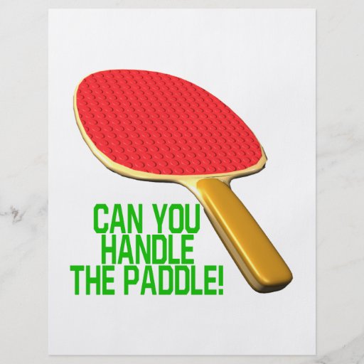 Kan du behandla paddla custom flyer