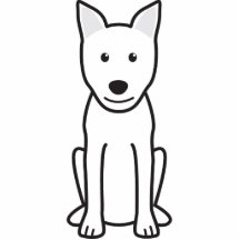 Kanaan hundtecknad photo cutout