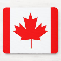 Kanada flagga mus matta