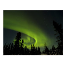Kanada Manitoba. Beskåda av norrsken och Vykort
