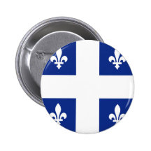 Kanada Quebec högkvalitativ flagga Knappar