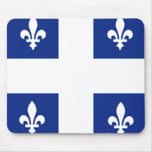 Kanada Quebec högkvalitativ flagga Musmattor