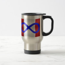 Kanadensiska Metis rånar den Metis NationTravel ko Kaffe Mugg