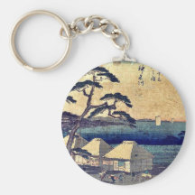 Kanagawa Ukiyo-e. Nyckel Ringar