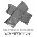 kanalen tejpar - tystnad är den guld- kanalen tejp t shirts