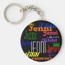 Känd färgrik Collage Keychain för personlig Nyckel Ring
