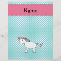 Känd gullig unicorn för personlig personliga flygblad