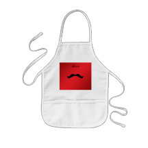 Känd mustasch för personlig förkläden