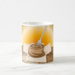 Kanelbrun rulle kaffe kopp