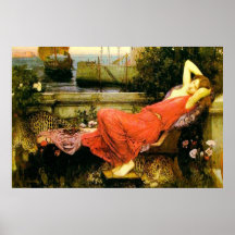 Kanfas för Ariadne (1898) ~-konst Posters