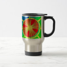 KANFASTAKFÖNSTER KAFFE MUGG