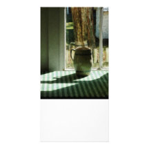 Kanna nära fönster anpassingsbara fotokort