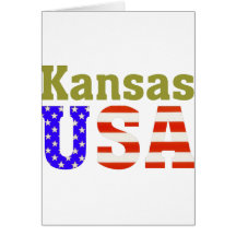 Kansas USA! Hälsningskort