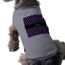 Känt purpurfärgat kattmönster för personlig djur shirt
