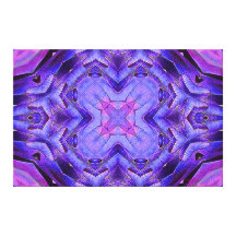 Kanvastryck "för blåklockavisionMandala"