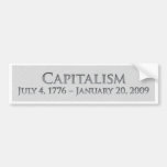 Kapitalism Juli 4, 1776 - Januari 20, 2009 Bildekal