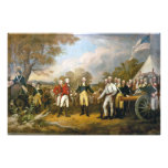 Kapitulation av General Burgoyne av John Trumbull Fotokonst
