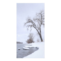 Kaposia landning i vinter fotokort mall