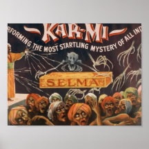 Kar-Mi "Selma" vintageteater Affischer