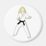 KaratePrincess (blont hår) magneter