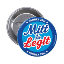 Kardan är legiten Romney 2012 Knapp Med Nål