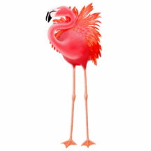 Karibisk rosa Flamingohelgdagprydnad Cut Out