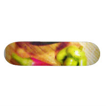 Karibiska peppar för HabanerosSerranos Chilies Skateboards