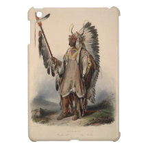 Karl Bodmer - A Mandan chief Case For The iPad Mini