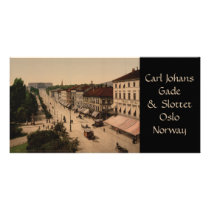 Karl Johans Gade och Slottet, Oslo, Norge