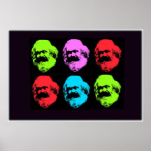 Karl Marx Collage Affischer